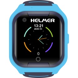 Helmer LK 709 4G modré - dětské hodinky s GPS lokátorem, videohovorem, vodotěsné.