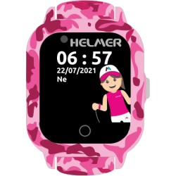 Helmer LK 710 4G červené - dětské hodinky s GPS lokátorem, videohovorem, vodotěsné.