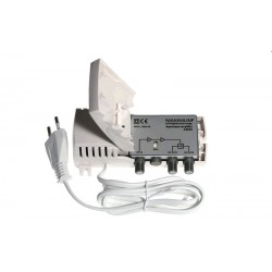 Adaptér 12V/100mA stabilizovaný s nap. výhybkou IEC konektor
